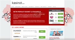 Desktop Screenshot of kasinot.com