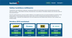 Desktop Screenshot of kasinot.fi